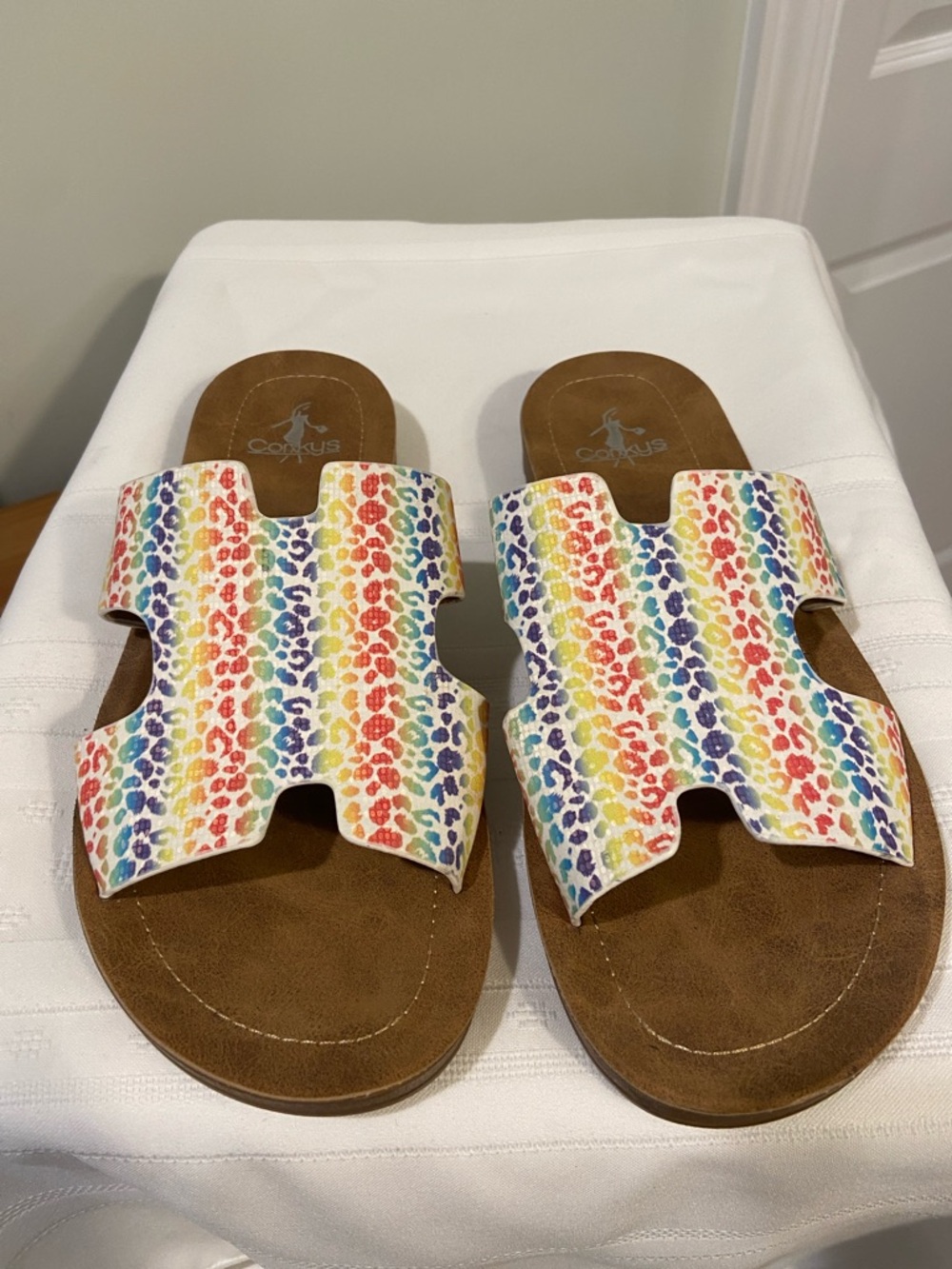 Corky's Colorful Animal Print Slides